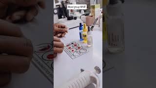 Testpaperlive paramedical Classes| BLOOD GROUPING PRACTICALS BY DMLT STUDENTS🩸 #dmlt #paramedical