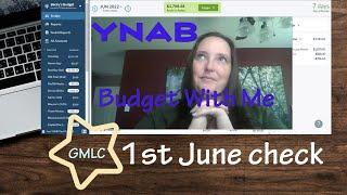 YNAB Budget With Me | 1st June Paycheck