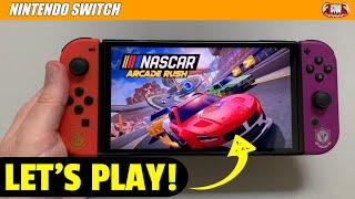 NASCAR Arcade Rush on Nintendo Switch -  Unboxing and Gameplay