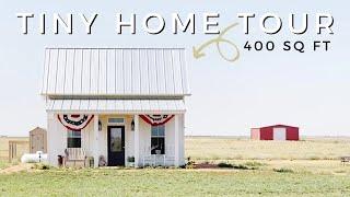 Tiny 400 SQ FT Southern Living Farmhouse Home Tour