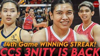 The CCS 3nity is BACK! Valdez, Galanza, Carlos 29pts! Coach Roger may BAD WORDS sa CCS! Bakit kaya?