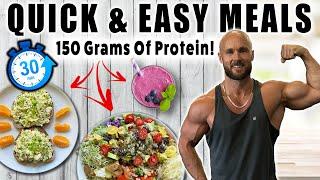 How I Spend Only 30 Minutes Per Day Cooking Healthy High Protein Meals