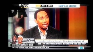 ESPN First Take | Larry Bird on Pierce and Garnett joining Nets - ESPN Sport First Take