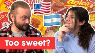 AMERICAN TRIES ARGENTINIAN SNACKS