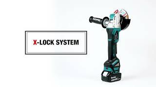 Makita Winkelschleifer mit X-Lock