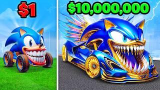 $1 To $10,000,000 SONIC SUPERCAR In GTA 5!