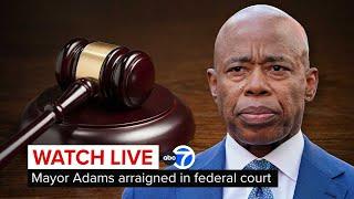 LIVE | Remarks after NYC Mayor Eric Adams arraigned on bribery, wire fraud charges