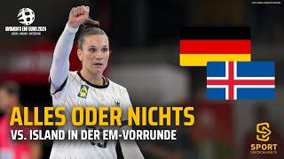 Island - Deutschland | Highlights - Vorrunde, Frauen-EM 2024 | SDTV Handball