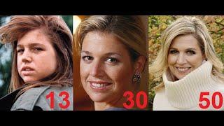 Queen Máxima from 0 to 50 years old