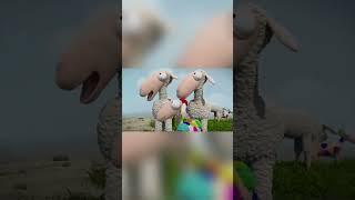 Two Sheep Families#FunAndLearningForKids #KidsCartoonFun #FamilyFriendlyContent