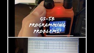 Problems with the programming cable and software Radioddity GS-5B