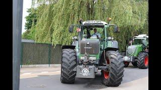 Aankomst Fendt trekkers in Kuurne voor het Fendt treffen