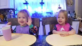 Twins try dill pickle vinegarette