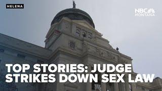 TOP STORIES: Judge strikes down male female sex law, Lakeshore Drive update, storms