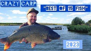 Змагання Crazy Carp "Best of 15 Fish" - Крута Балка 2023! Ловимо трофейного карпа!