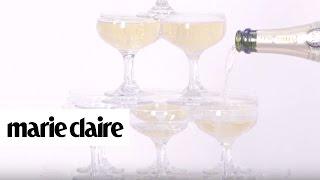 Mesmerizing Champagne Tower | Marie Claire