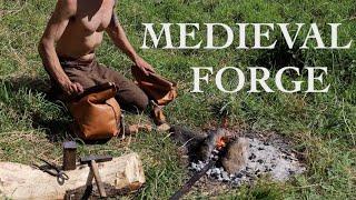 Building a Medieval Forge and Blacksmith Shop by Hand | Anglo-Saxon Blacksmithing