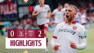 Crystal Palace 0-2 West Ham | Souček & Bowen Strike!  | Premier League Highlights