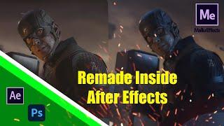 Avenger End Game vfx scene remake inside AFTER EFFECTS | MALLU EFFECTS