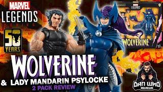 Marvel Legends Wolverine & Lady Mandarin Psylocke 2 Pack Review