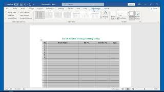 How to design a form in Microsoft Word