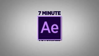 7 Minute AE Tutorials - Promotional Video