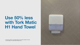 Tork Matic H1 v Roll Towel Demo