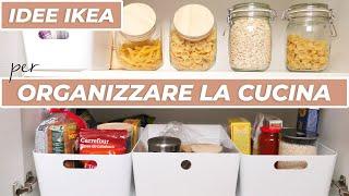 ORGANIZING SMALL KITCHEN with IKEA - PANTRY ORGANIZATION