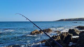 sea fishing Porth oer (whistling sands).