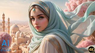 4K AI Art Lookbook Video of Arabian AI Girl ｜ Graceful Sophistication