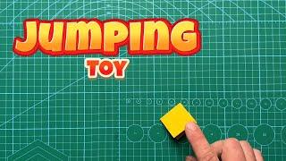 Jumping Toy Craft With Paper - Easy Origami Jumping Toy Tutorial