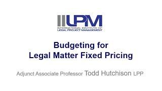 Legal Project Management Fixed Pricing