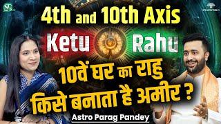 Rahu 10th House & Ketu 4th House Effects । Powerful Remedies Of Rahu & Ketu । Astro Parag Pandey