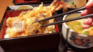 Семейный ресторан японской кухни. Японская кухня в Токио.