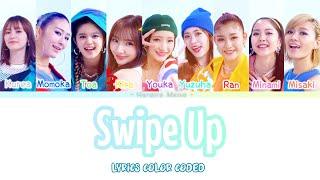 [Lyrics Color Coded] Swipe up - Girls²