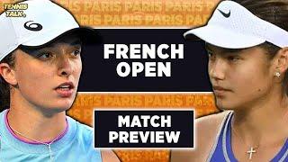 Swiatek vs Raducanu | French Open 2025 | Tennis Talk Preview