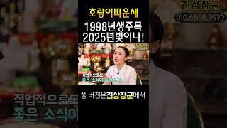 호랑이띠 운세 2024년 하반기 1998년생 주목!