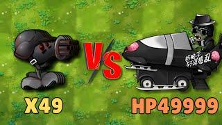 PVZ Fusion Challenge! - 49 Fusion Plants Boxes Vs Mega MJ Zomboni 49999HP, Who Will Win ?