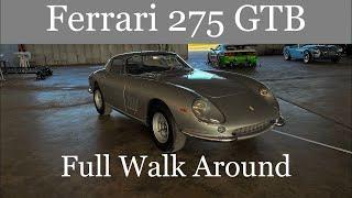 CLOSE UP: $2 Million Ferrari 275 GTB Walk Around and Start Up