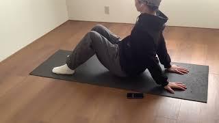 Dec 17 2024 MYSELF physical therapy rehab  :core muscle training 体幹