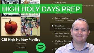 Get Ready With Us!  CBI High Holy Days Playlist