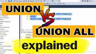 What is the Difference between UNION and UNION ALL in SQL