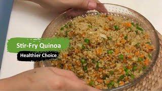 How to cook Quinoa | Fried Quinoa | Keto-Friendly  Recipe | Asian Style | Dinner Idea | KITCHENgoers