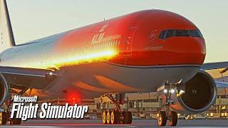 Flight Simulator 2020 + Boeing 777 | Las Vegas  Amsterdam | RTX™ 4070 Ti Super