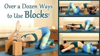 How to Use Yoga Blocks to Advance Your Practice, Passive Backbends, Back Pain Stretch