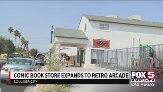 Boulder City comic book store expands to retro arcade