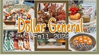 *NEW* DOLLAR GENERAL FALL 2024/ STYLING IDEAS, HAUL & GIVEAWAY