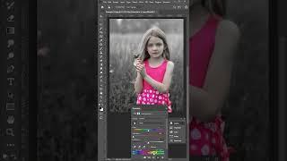 Background Color Black and White by Hue Saturation in Photoshop