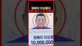 뽀빠이 이상용이 자신의 죽음을 미리 준비하며 했던 행동들