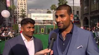 Million Dollar Arm: Dinesh Patel & Rinku Singh Movie Premiere Interview | ScreenSlam
